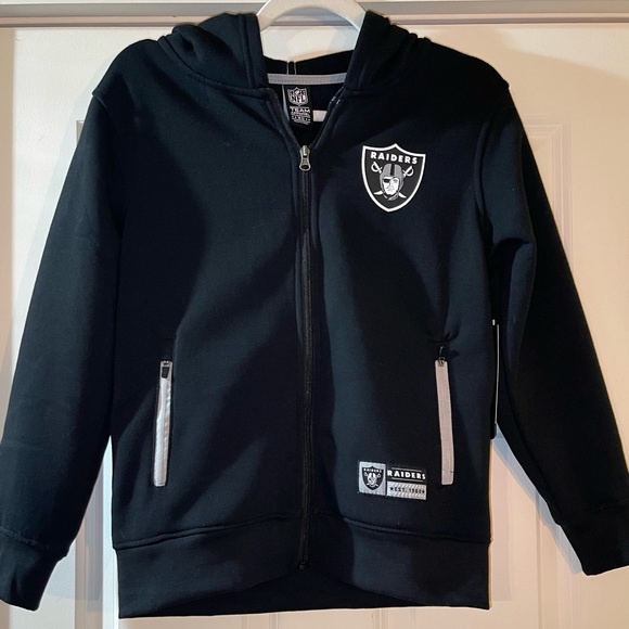 NFL Raiders Boys Full Zip Hoodie - Picture 2 of 4